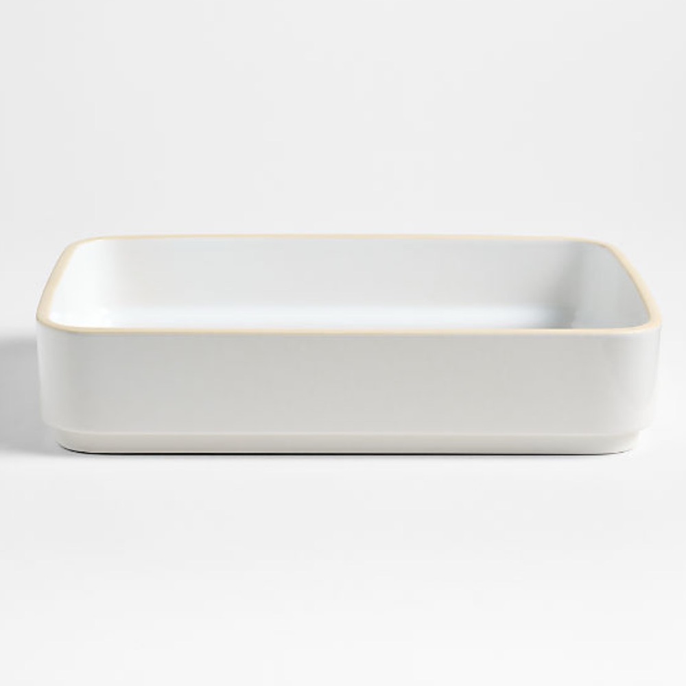 New! Crate&Barrel Stoneware Baking Dish